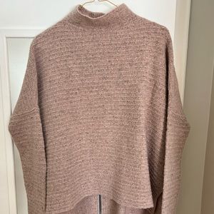 Free People Oversized Mockneck Sweater